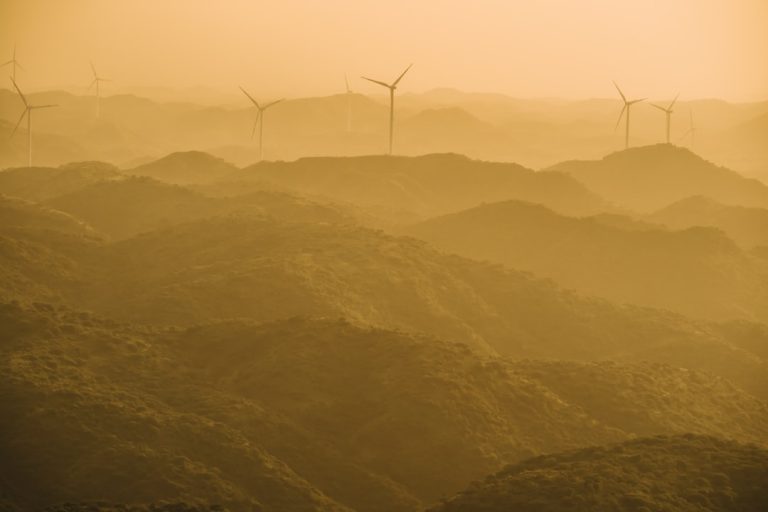 Photo Windmill landscape